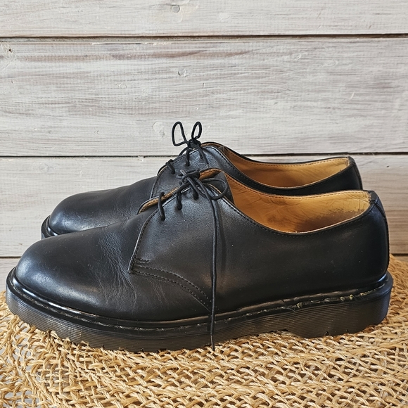 Dr. Martin's Black Leather Lace-Up Oxford Shoes Size 11 - Picture 7 of 16